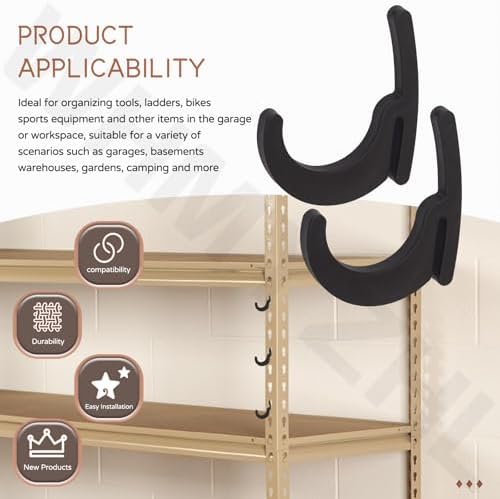 Universal Hooks for Garage Shelving and Industrial Storage Racks - Image 4