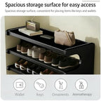 39" Bamboo Shoe Rack - Vertical Shoe Organizer Rack for Small Space, Narrow Shoe Tower for Closet, Entryway, Corner, Tall Shoe Shelf with Removable Shelves, Flexible Storage Shelf for Saving Space - Image 6