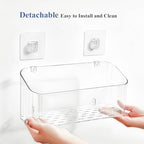 Bath Toy Storage Holder, 2 Pack Clear Bathtub Shower Caddy Shower Organizer - Image 5