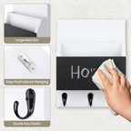 Key and Mail Holder for Wall Mount, Mail Holder with Chalkboard - Image 3