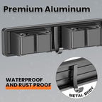 Broom Holder Wall Mount, Mop and Broom Hanger Wall Mount for Organizing and Storing Items in Household Kitchens, Gardens, Laundries (4 Racks & 3 Hooks, Grey) - Image 5