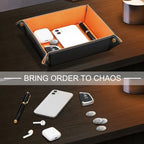 SITHON Valet Tray Desktop Storage Organizer Nightstand Caddy Holder - Image 3