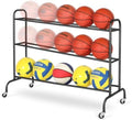 FHXZH Basketball Rack Training Stand - Tilt Ball Training Equipment Holder Shooting Rolling Storage Cart with Wheels Sports Outdoor Volleyball Soccer Football Garage Organizer Basketball Accessories by FHXZH