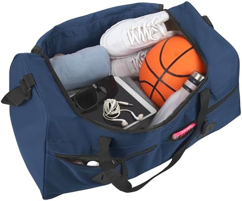24 Inch 55 Liter Multi Pocket Duffle Bags for Men & Women For Traveling, the Gym, and as Sports Equipment Bag/Organizer - Image 3