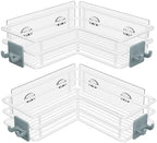 Nieifi Corner Shower Shelves, Adhesive Shower Caddy, Bathroom Organization by Nieifi
