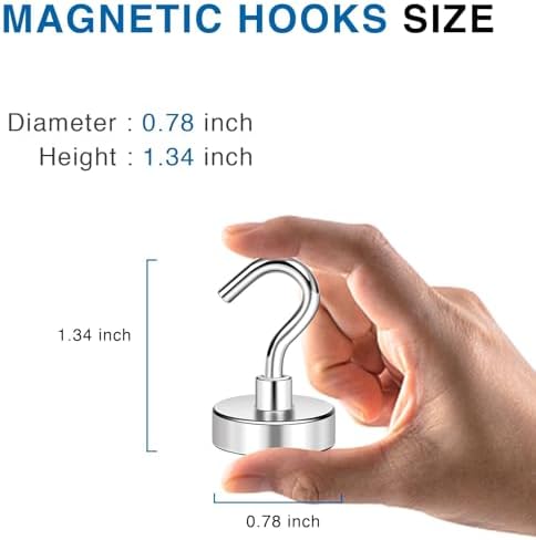 LOVIMAG Magnetic Hooks for Cruise Essentials 2026 Cabins Door 45 Pack-50LBS - Image 7
