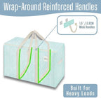 VENO 8 Pack Heavy Duty Moving Bags, Extra Large Storage Bags with Reinforced Handles & Strong Zippers, Foldable & Reusable Moving Box Alternative for Clothes & Dorm Storage - Image 2
