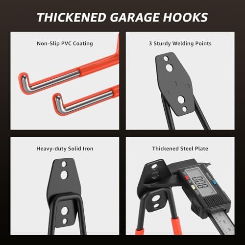 Heavy Duty Garage Hooks for Storage & Hanging Items, 40-Pack - Image 4