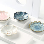 Mecaikru Ceramic Ring Dish, 4 in Jewelry Tray with Kiln Glaze Catchall Bowl - Image 5