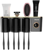 iHave Toothbrush Holders for Bathrooms Wall Mounted with Dispenser & 3 Cups - Image 4