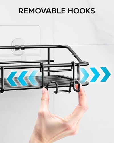 Nieifi Shower Caddy Adhesive, Shower Shelves, Shampoo Holder for Bathroom - Image 7