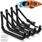 Kayak Storage Rack, Heavy Duty Wall Mount Kayak Hanger for Secure Storage, Garage Hooks for Kayaks, SUP Paddle Boards, Canoes, Surfboards by Vahodegn