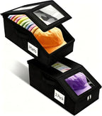 Hat Storage for Baseball Caps, 2 Pack Hat Boxes for 30 Caps by Uawsyut