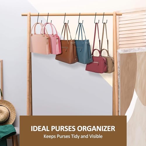 ZEDODIER 15 Pack Purse Hanger for Closet, Purse Hooks Bag Organizer - Image 3