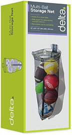 Ball Storage Garage Organizer by Delta Cycle - Garage Storage Net Ball Storage - Extra Long Holds Up to 5 Balls of Any Sport Including Soccer, Baseball, Basketball, Volleyball & Footballs by deltaCycleandHome