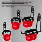 Garage Tool Storage Wall Hook Assortment Set: 15PCS Heavy Duty Large Hanger Garden Tool Organizer Ladder Bike Rack Yard Tool Holder Shed Shovel Metal Screw Organization Bicycle Steel Bracket - Image 2