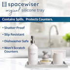 Spacewiser Silicone Countertop & Vanity Tray – 11.7” Bathroom Counter Tray - Image 2