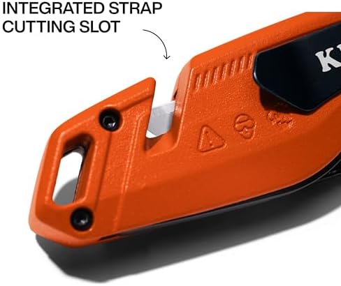 Klein Tools 44303 FLICKBLADE Folding Utility Knife with Blade Storage, Utility Knife with 5 Blades, Compact with Side Release Button and Dual Locking Positions - Image 4