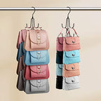 ZEDODIER Purse Hanger, Purse Organizer for Closet, Holds 8 Bags - Image 7