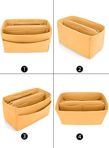 LEXSION Felt Purse Organizer Insert, Tote Bag Shaper Dividers with 5 Sizes - Image 2