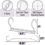 Mr. Pen- Space Saving Hangers, 16 pcs, 360° Rotating Hooks | Magic Cascading Hanger Organizer with 5 Enclosed Slots, Closet Organizers and Storage for Clothes - Image 3