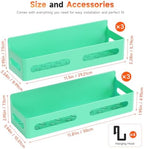 Sevenblue 4-Pack Magnetic Spice Rack for Refrigerator with Hooks, Green - Image 7