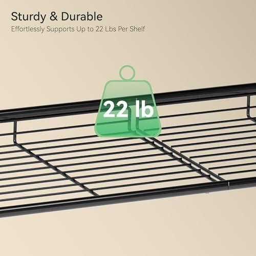 Nunsino Shoe Rack for Closet,5 Tier Shoe Organizer for Entryway,Shoe Shelf with Storage Shelves and Spacious Top,Max Holds 20 of Shoes,Black - Image 7