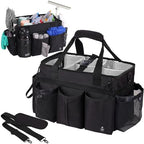 Large Cleaning Caddy Bag Built-in hard plastic sheet Aluminum foil lining by Timoxi