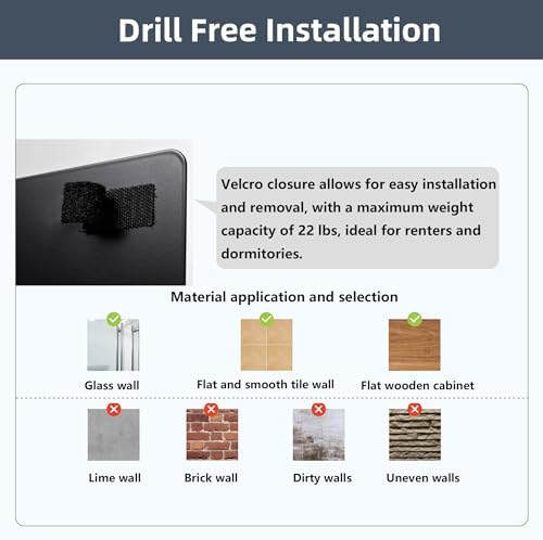 Metal Adhesive Wall Key & Mail Organizer with Shelf for Entryway - Image 5