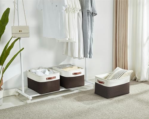 DECOMOMO Storage Bins, Extra Large Fabric Storage Baskets for Shelves 3Pack - Image 6