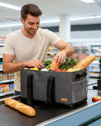 WONDAY X-Large Utility Tote Bag, Standing Reusable Grocery Bag - Image 3