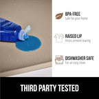 GORILLA GRIP Waterproof Silicone Under Sink Mat, Stay in Place, 28x22 Beige - Image 4