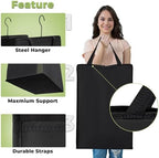 FENTEC Hanging Laundry Hamper，2 Pack Black Hanging Laundry Basket - Image 3
