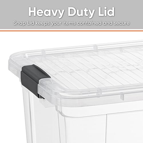 Superio 6.6 Quart Clear Plastic Storage Boxes with Lids, Stackable Organizer Containers, BPA-Free Storage Bins for Home, Office, School & Dorm, 3 Pack - Image 4