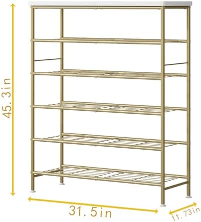 SUOERNUO 6 Tier Shoe Rack Organizer for Closet Shoe Storage for Entryway - Image 6