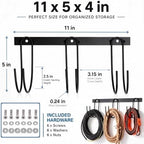 Shimeyao 2 Pack Utility Hooks for Van Shelving, with 3 Hook, Metal - Image 2