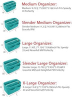 LEXSION Felt Purse Organizer Insert, Tote Bag Shaper Dividers with 5 Sizes - Image 6