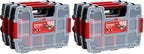 CRAFTSMAN Storage Organizer,Small Parts Organizer with 10-Compartments,Lid Includes Secure Latch (CMST60964M), (Pack of 6) by CRAFTSMAN