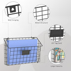 X-cosrack 3-Tier Detachable Hanging Wall Files, Wall Mounted Mail Basket - Image 4