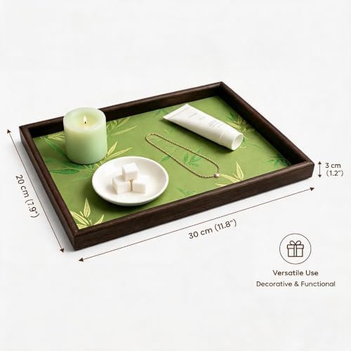 Wooden Decorative Trays (1, Green) - Image 4
