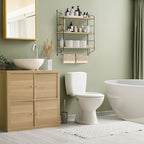 Sorbus 3-Tier Floating Shelves for Wall, Bathroom Storage & Decor (Maple) - Image 2