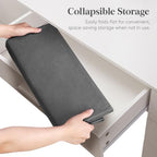 Lifewit 1 Pack Over the Door Organizer, 12 Section Clear Window Hanging Storage with 4 Side Pockets, Sturdy Anti Tilt 40 lbs Load Behind Door for Closet, Bedroom, Bathroom, Nursery, Dorm, Dark Gray - Image 6
