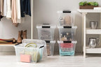 IRIS USA 4-Pack 19 Quart Storage Bins with Lids, Clear - Image 4