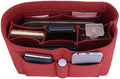 ZTUJO Purse Organizer Insert, Felt Bag Organizer For Handbag, 13 Colors, 6 Sizes (Large, Red) by ZTUJO