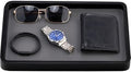 ProCase Wood Valet Tray for Men, Key Tray, Desk & Nightstand -Black by ProCase