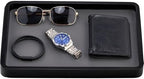 ProCase Wood Valet Tray for Men, Key Tray, Desk & Nightstand -Black by ProCase