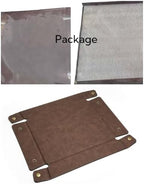 PU Leather Organization Trays for Home Nightstand Office Desk Storage, Lightweight Foldable Catchall Tray for Men Father - Image 7