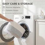JMvicyroam 65L Extra Large Machine Washable Cotton Rope Blanket Basket - Image 5