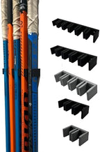 Wall Mount Hockey Stick Holder | Ice Hockey Stick Organizer (Black, 2 Stick Wall Mount) by Unknown