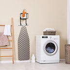 ORLESS Over The Door/Wall Mount Ironing Board Hanger, Laundry Room Iron and Ironing Caddy Board Storage Holder, Black - Image 3